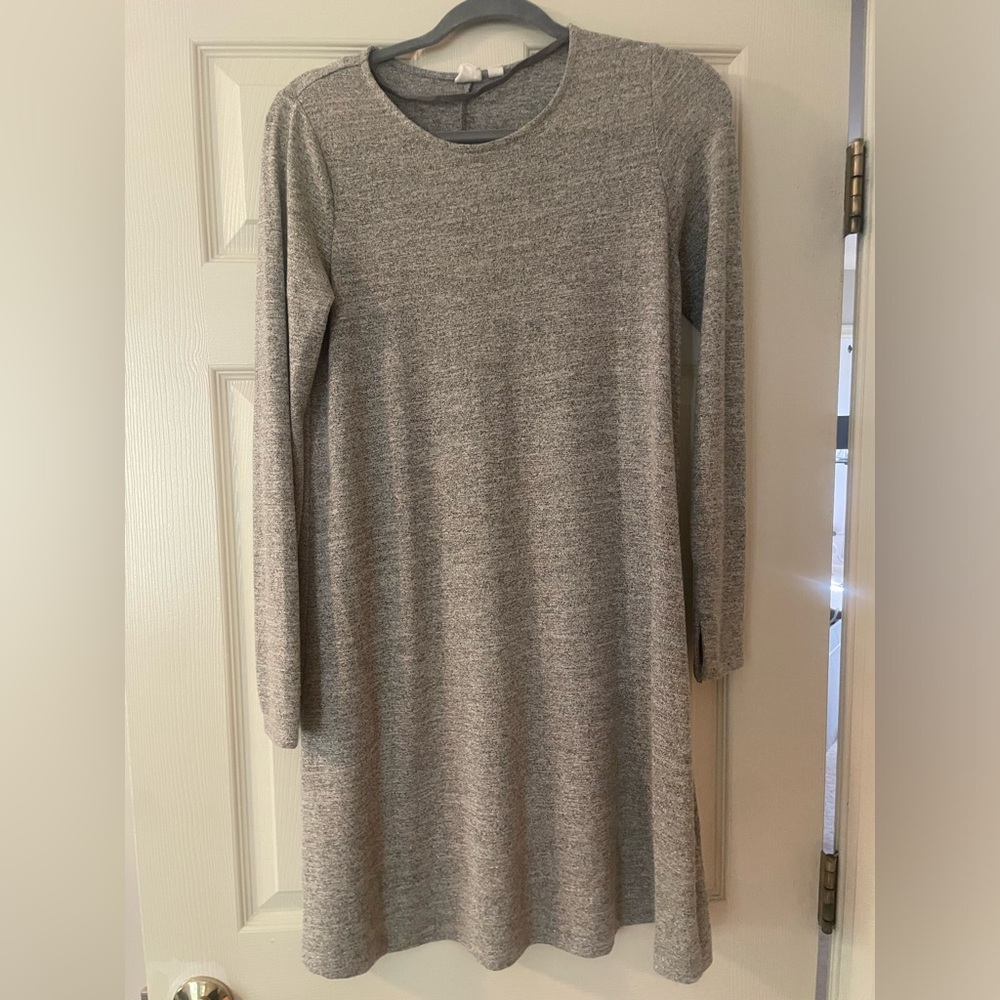 Gold swing dress from Gap